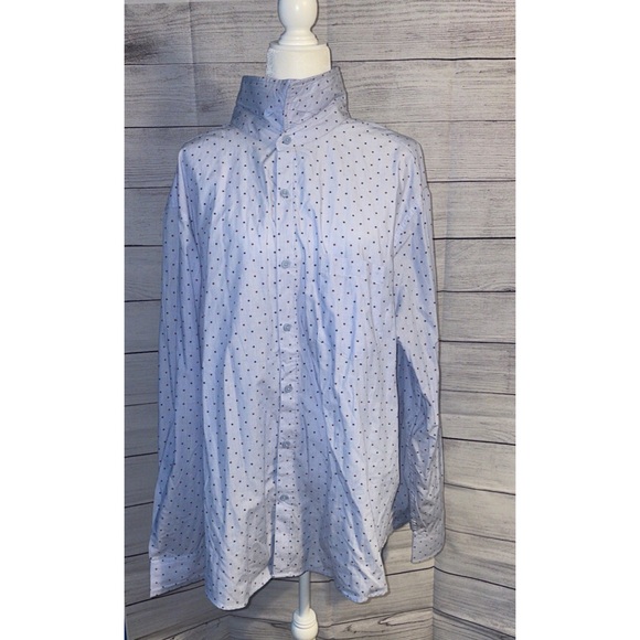 Haggar Other - NWT MENS Glacier Blue Haggar Clothing Button Down Shirt